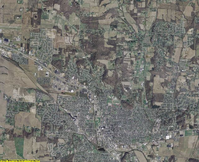 Fairfield County, Ohio aerial photography