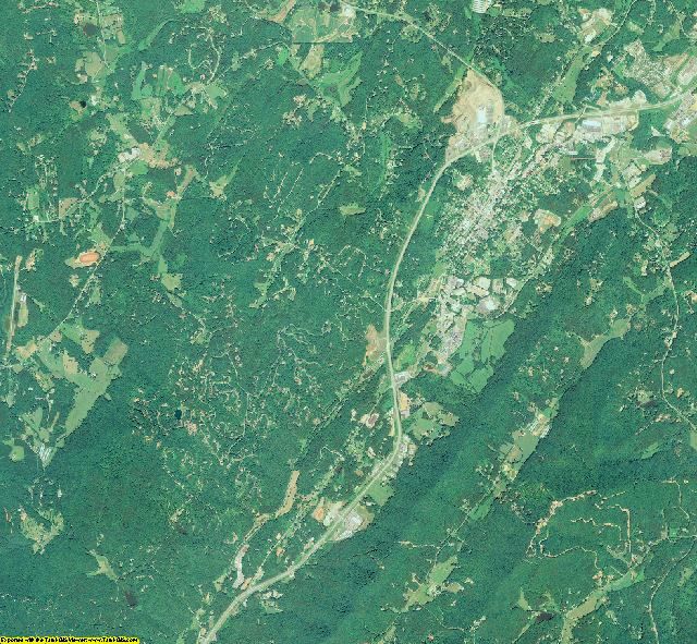 Fannin County, Georgia aerial photography