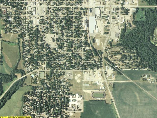 Faribault County, MN aerial photography detail