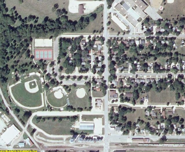 Floyd County, IA aerial photography detail
