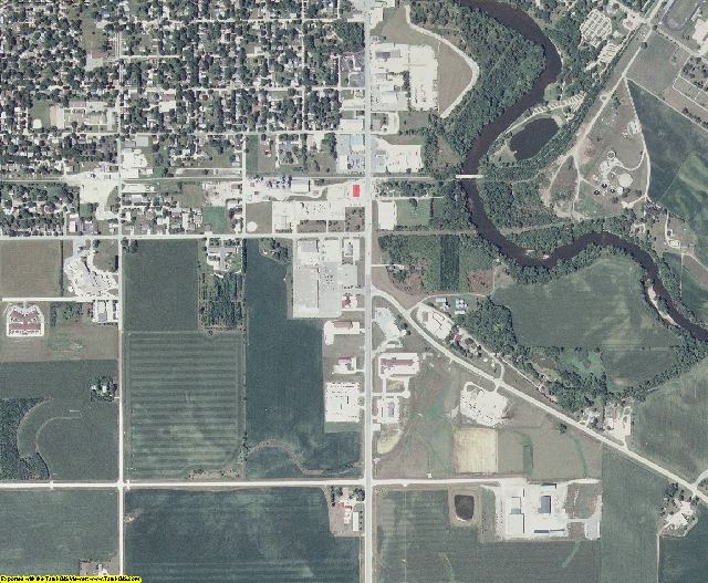 Floyd County, Iowa aerial photography