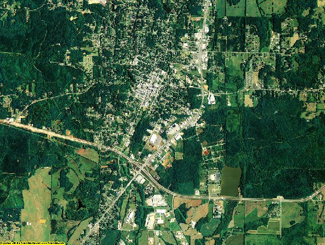 Franklin County, Alabama aerial photography