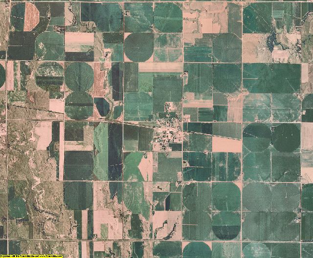 Franklin County, Nebraska aerial photography