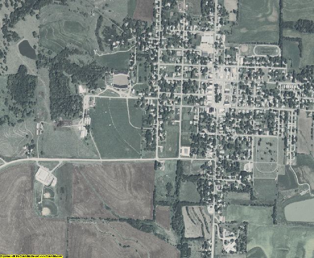 Fremont County, Iowa aerial photography