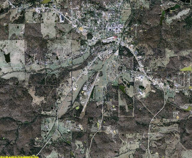 Fulton County, Arkansas aerial photography