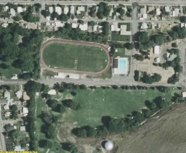 Garfield County, WA aerial photography detail