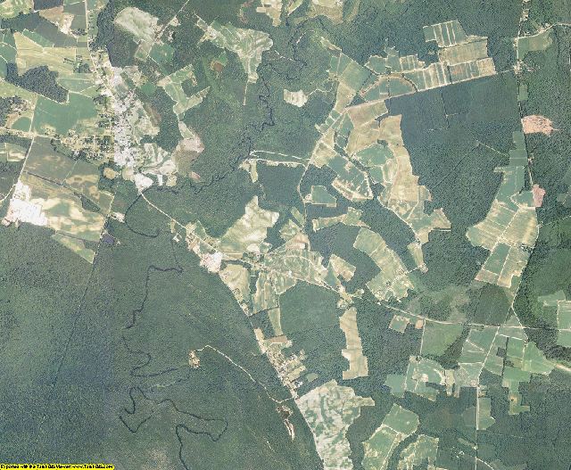 Gates County, North Carolina aerial photography