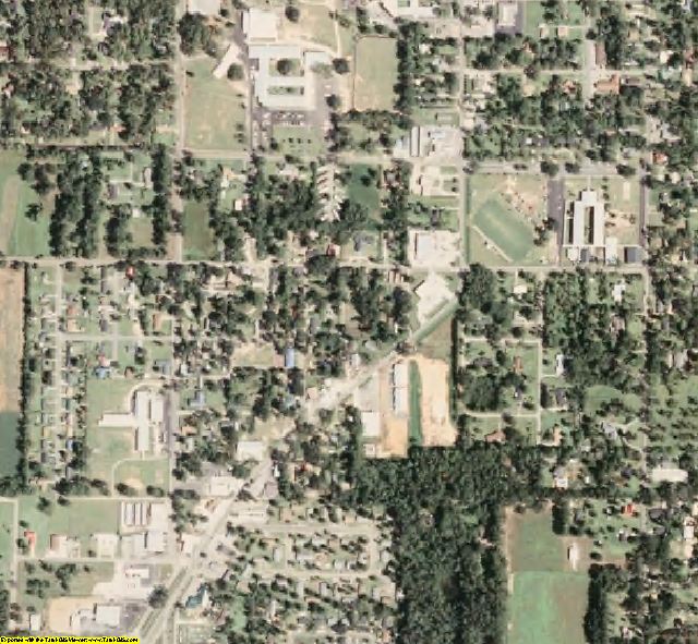 George County, MS aerial photography detail