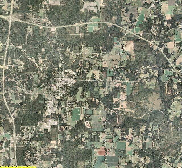 George County, Mississippi aerial photography