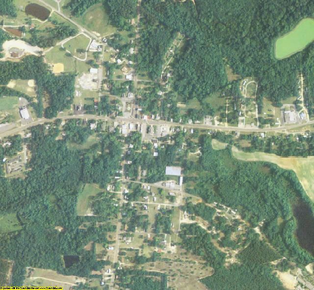 Glascock County, GA aerial photography detail