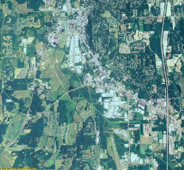 Gordon County, Georgia aerial photography