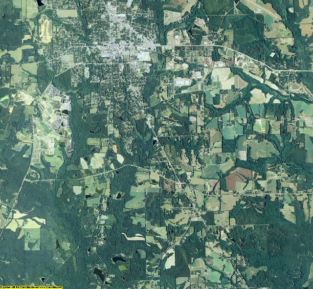 Grady County, Georgia aerial photography