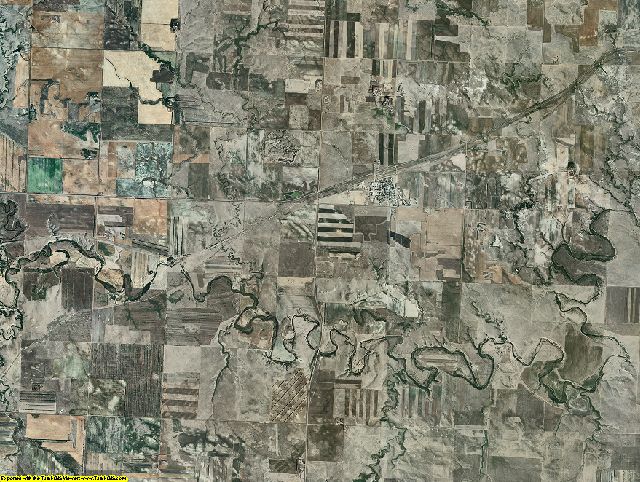 Grant County, North Dakota aerial photography