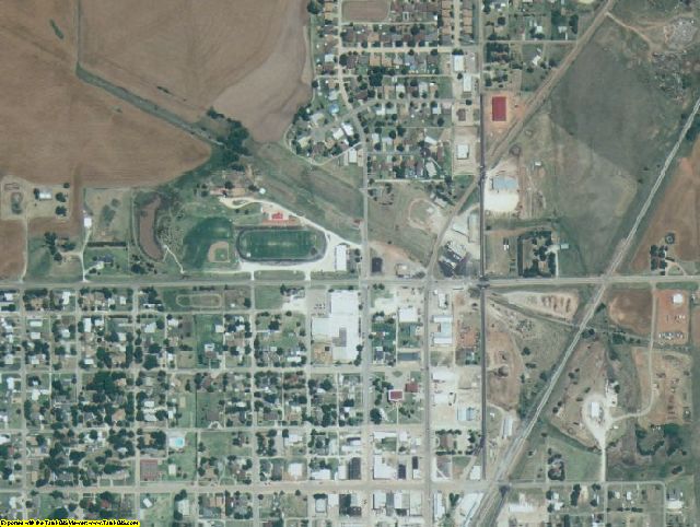 Grant County, OK aerial photography detail