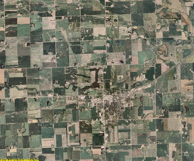 Grant County, South Dakota aerial photography