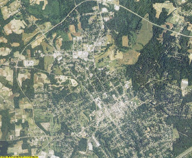 Granville County, North Carolina aerial photography