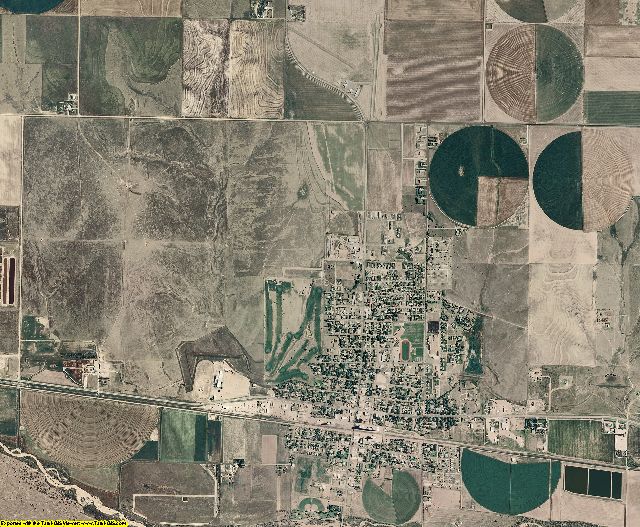 Gray County, Kansas aerial photography