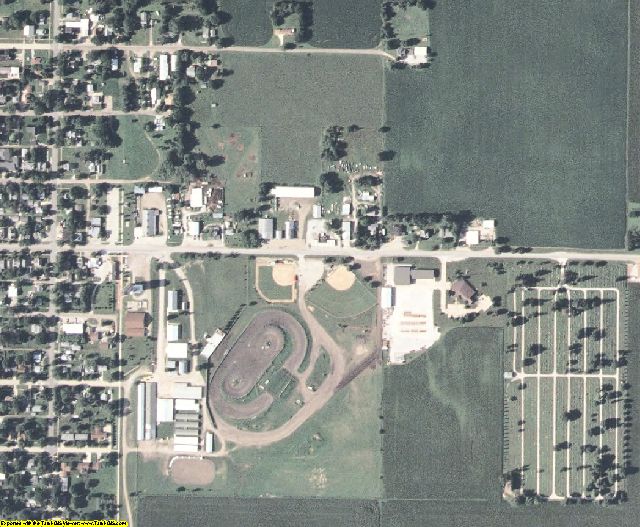 Greene County, IA aerial photography detail