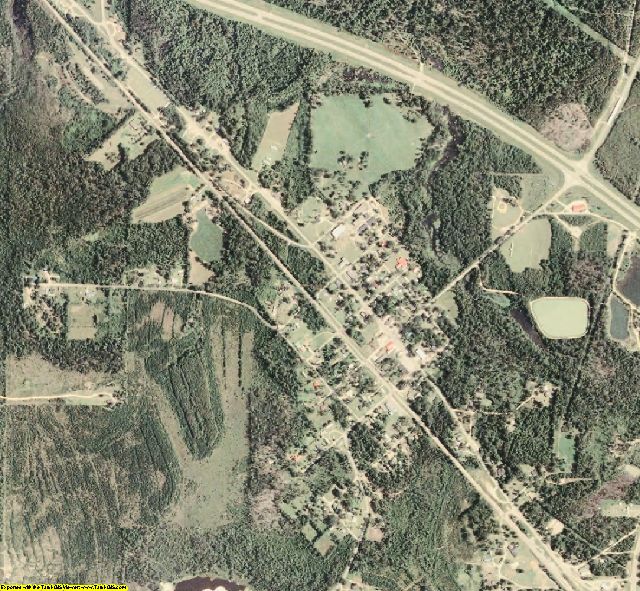 Greene County, MS aerial photography detail