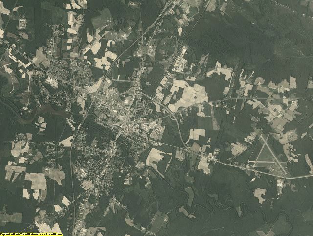 Greensville County, Virginia aerial photography