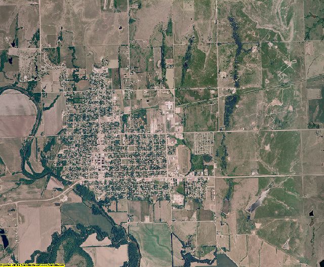 Greenwood County, Kansas aerial photography