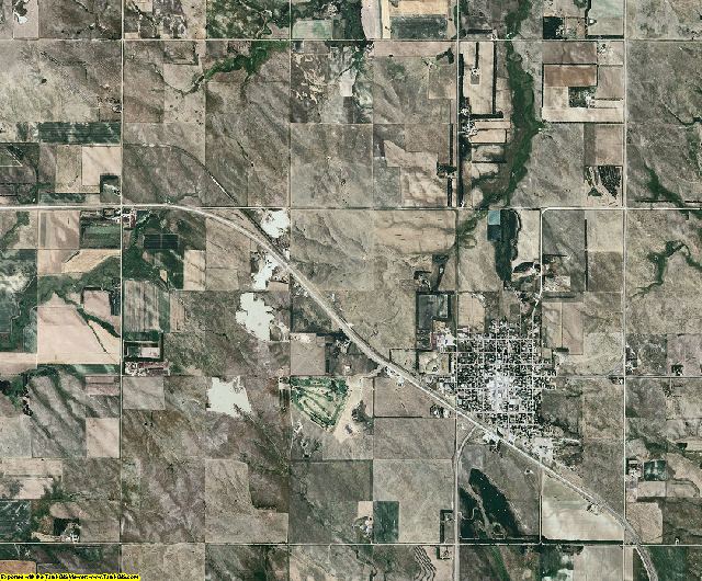 Gregory County, South Dakota aerial photography