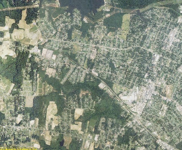Halifax County, North Carolina aerial photography