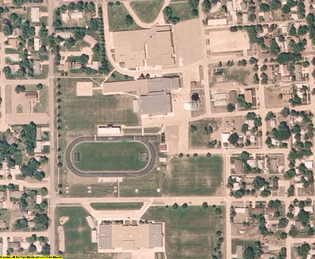 Hamilton County, NE aerial photography detail