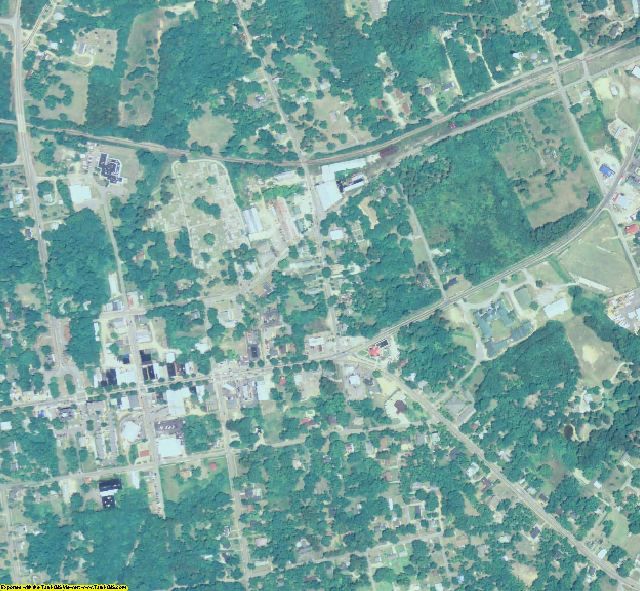 Hancock County, GA aerial photography detail