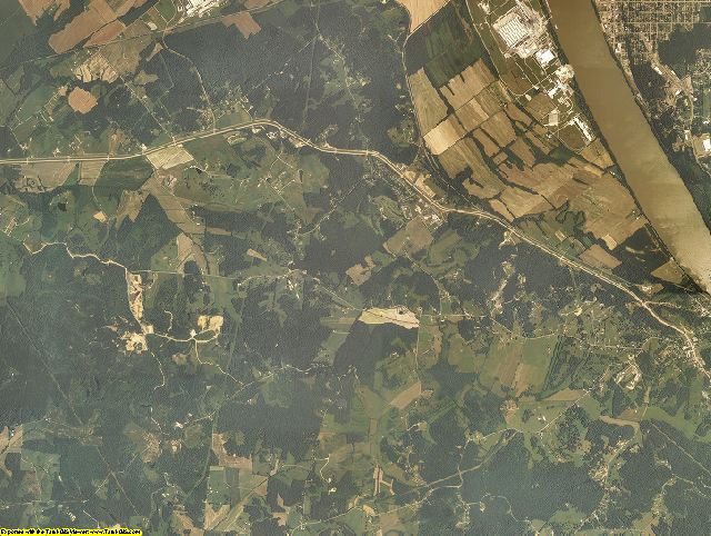 Hancock County, Kentucky aerial photography