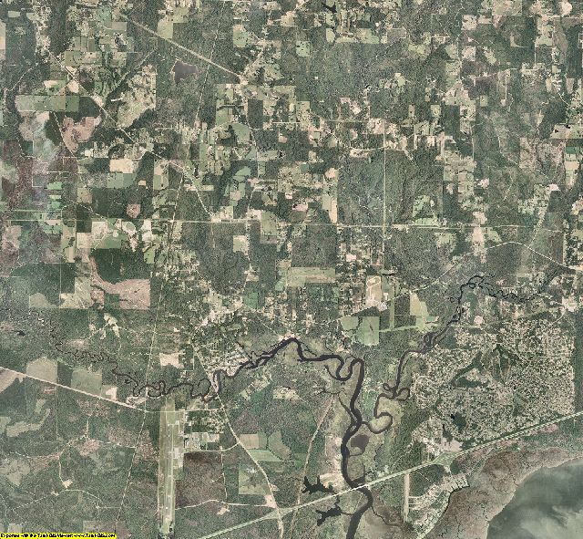 Hancock County, Mississippi aerial photography