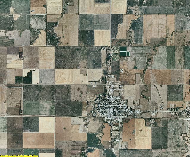 Hand County, South Dakota aerial photography