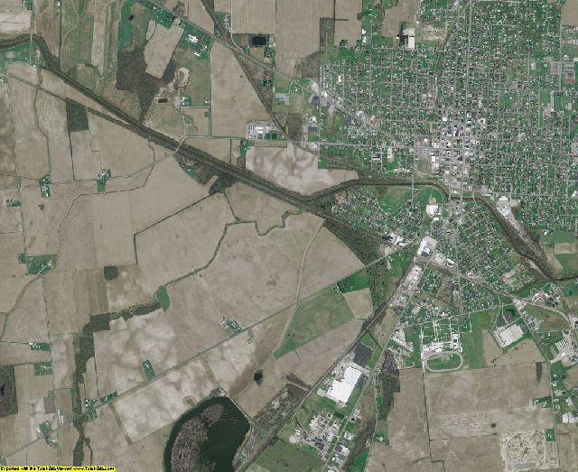 Hardin County, Ohio aerial photography