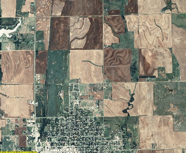 Harper County, Kansas aerial photography