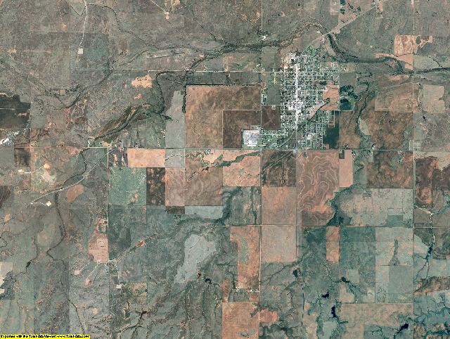 Harper County, Oklahoma aerial photography