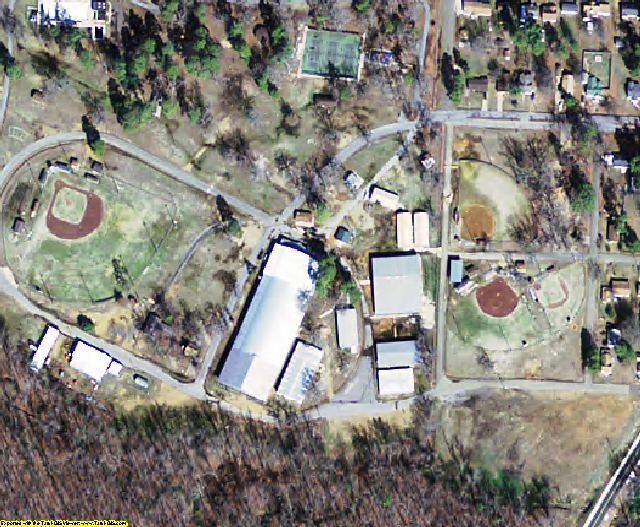 Hempstead County, AR aerial photography detail