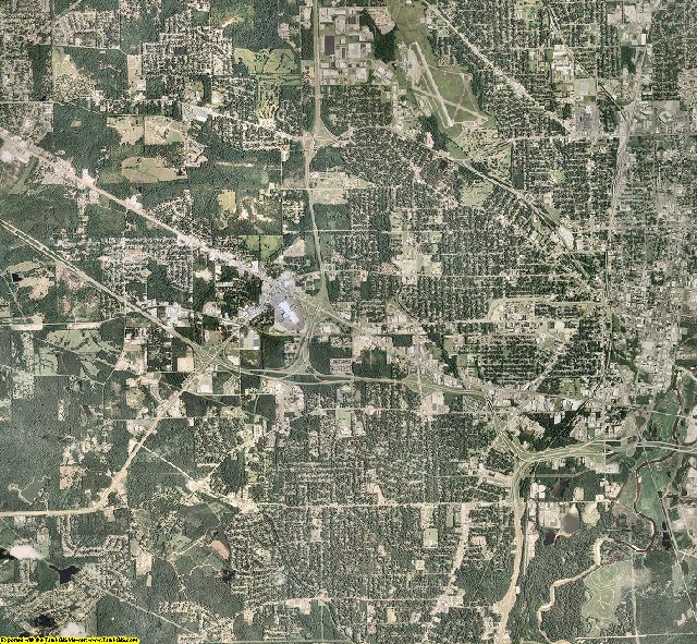 Hinds County, Mississippi aerial photography