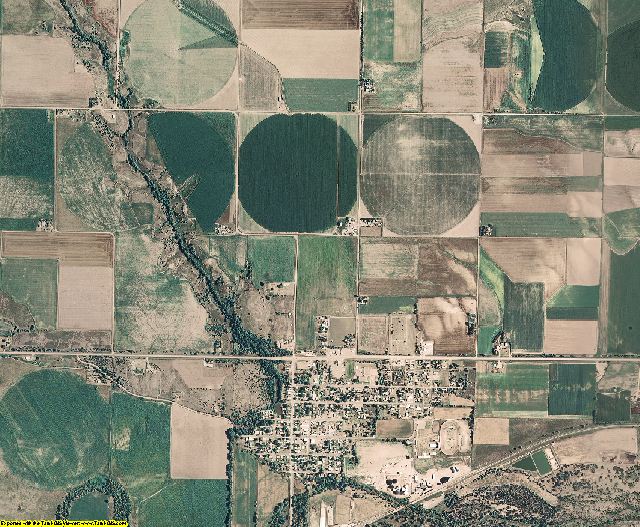 Hitchcock County, Nebraska aerial photography