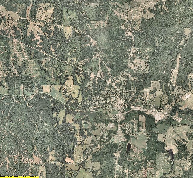 Holmes County, Mississippi aerial photography