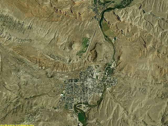 Hot Springs County, Wyoming aerial photography