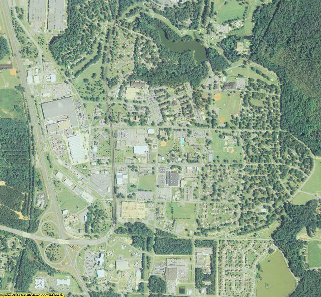 Houston County, GA aerial photography detail