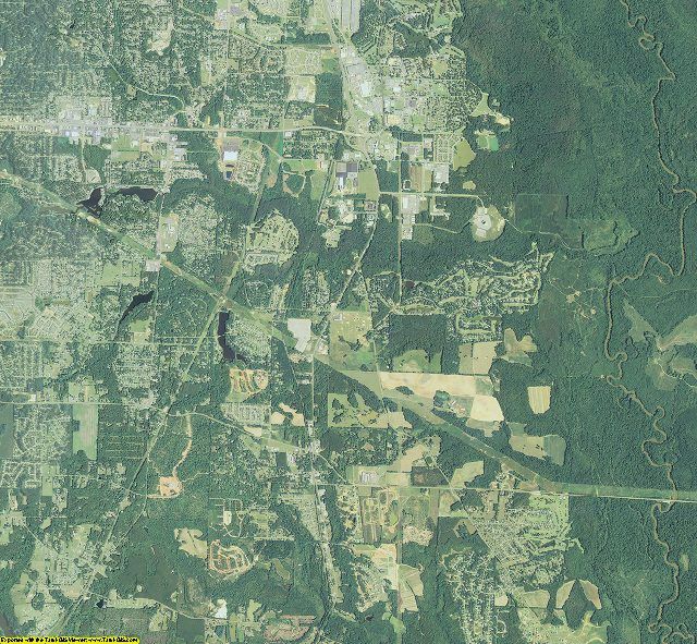 Houston County, Georgia aerial photography