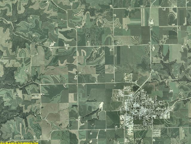Houston County, Minnesota aerial photography