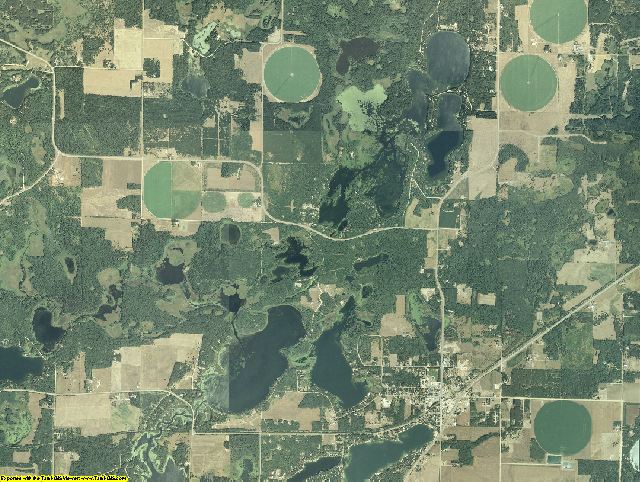 Hubbard County, Minnesota aerial photography