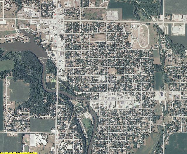 Humboldt County, Iowa aerial photography