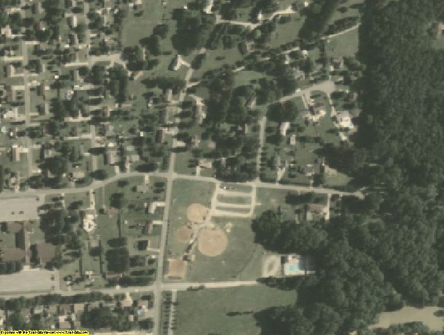 Isle of Wight County, VA aerial photography detail