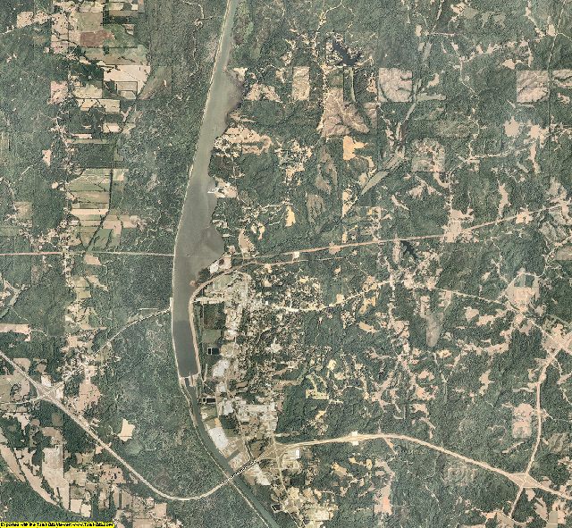 Itawamba County, Mississippi aerial photography