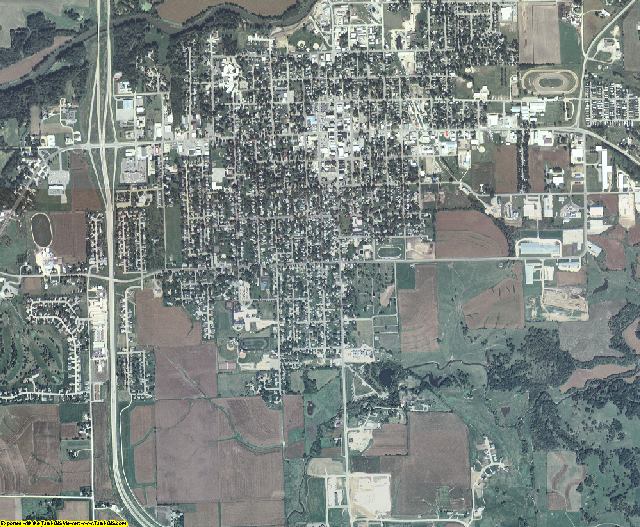 Jackson County, Iowa aerial photography
