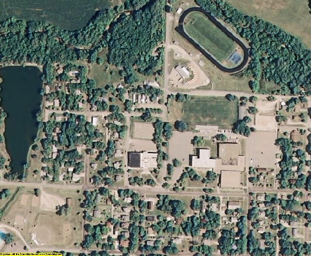 Jackson County, KS aerial photography detail