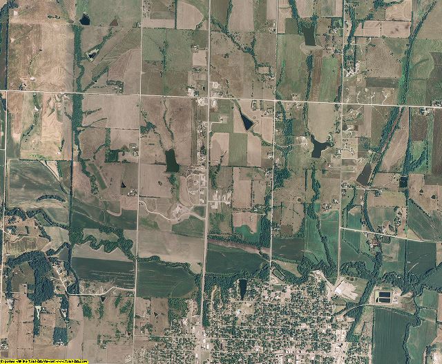 Jackson County, Kansas aerial photography